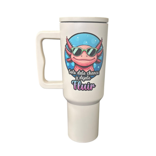 Termo Blanco Mate Ajolote 1.2 Litros