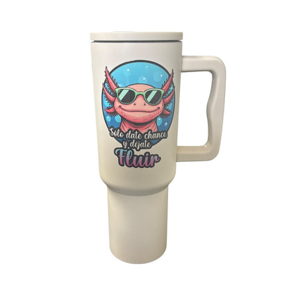 Termo Blanco Mate Ajolote 1.2 Litros