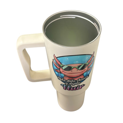 Termo Blanco Mate Ajolote 1.2 Litros