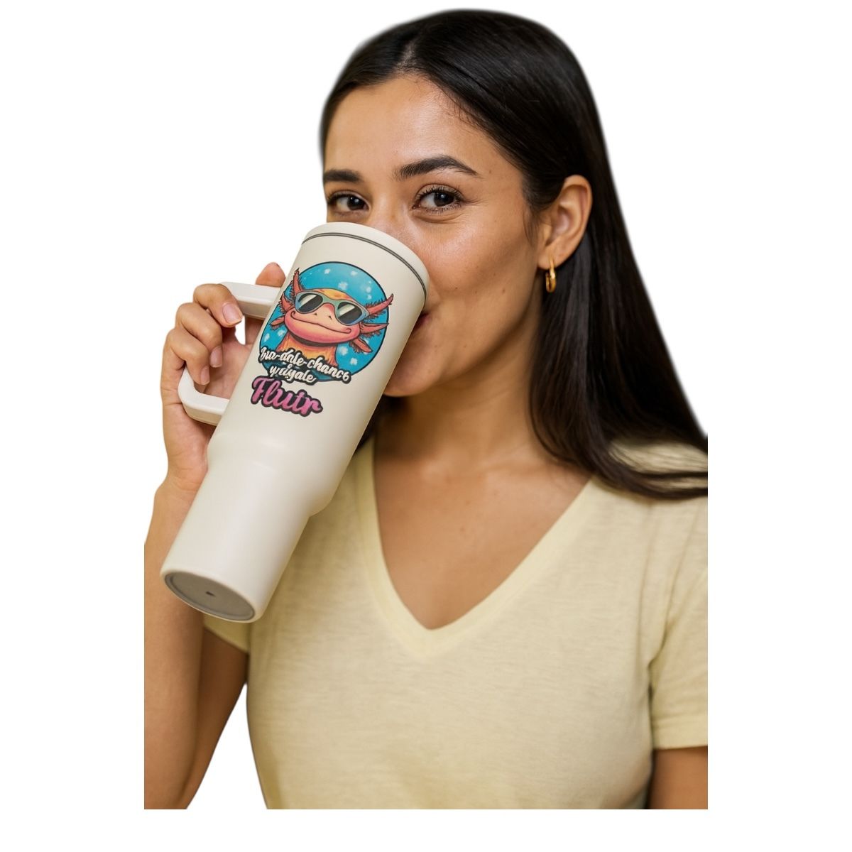 Termo Blanco Mate Ajolote 1.2 Litros