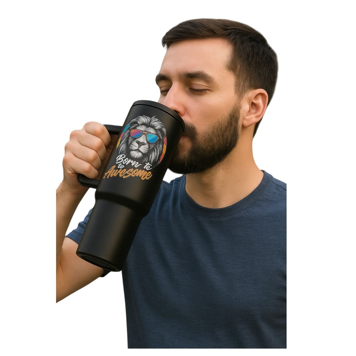 Termo Negro León 1.2 Litros
