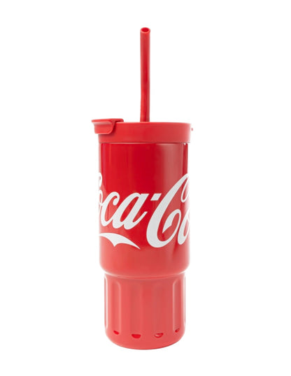 Termo de acero inoxidable color rojo de 1.2 litros, Coca Cola